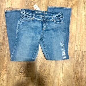 AE favorite boyfriend jeans size 10 long